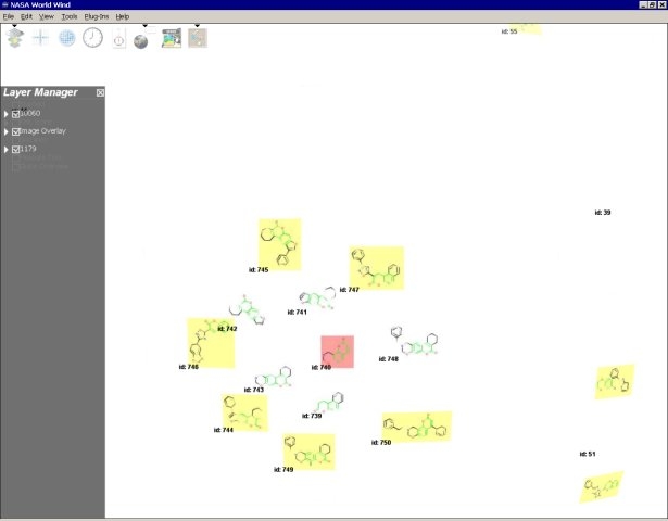 At a certain zoom level sub-populations of molecules appear